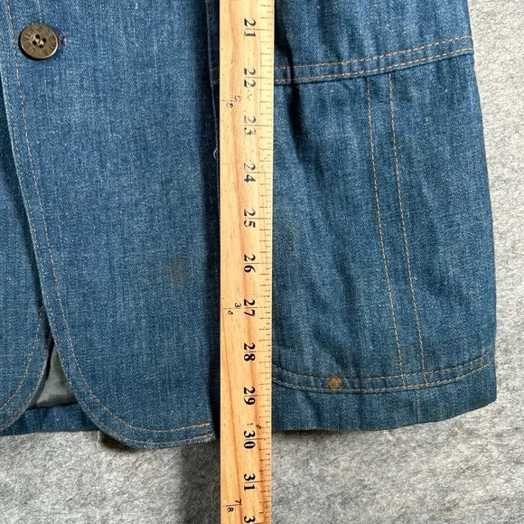 Levi's Blue Denim Blazer - Picture 6 of 9